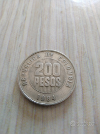 Moneta colombia 200 pesos