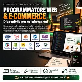 Programmatore Web & E-commerce