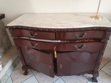 consolle cassettiera specchio 