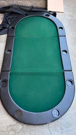 Piano da tavolo per poker pieghevole