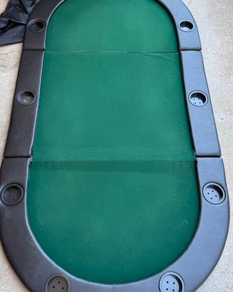 Piano da tavolo per poker pieghevole