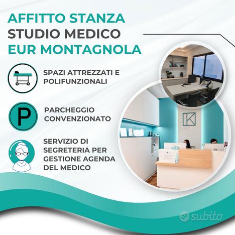 Stanza Studio Medico + Segreteria - Eur Montagnola