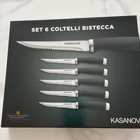 Set coltelli da bistecca Kasanova.nuovi in scatola