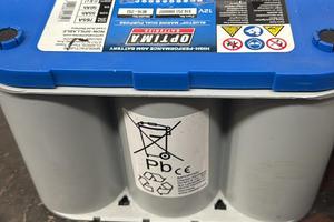 Batteria optima blu 55ah nuove 4 disponibili