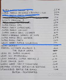 Giochi nintendo switch