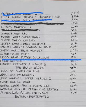 Giochi nintendo switch