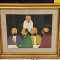 Quadro "Osteria" di Walter Pozzi