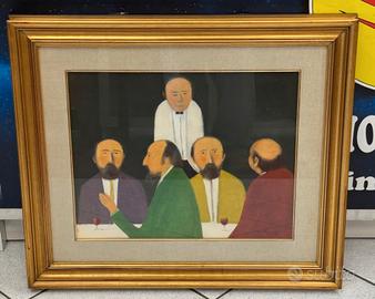 Quadro "Osteria" di Walter Pozzi