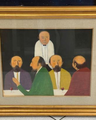 Quadro "Osteria" di Walter Pozzi