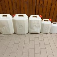 Taniche in plastica per liquidi
