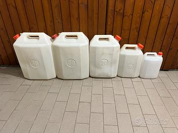 Taniche in plastica per liquidi