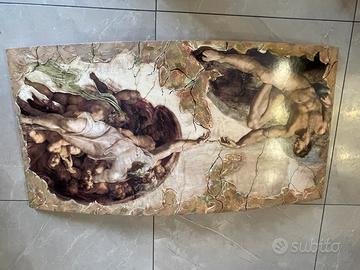 Quadro carta pietra  “Creazione di Adamo”