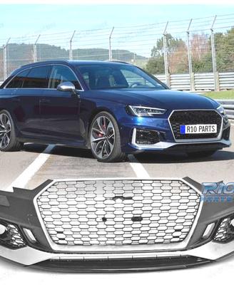 PARAURTI ANTERIORE AUDI A4 B9 15-19 RS4 PDC ARGENT