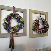 quadri cornice con ghirlande