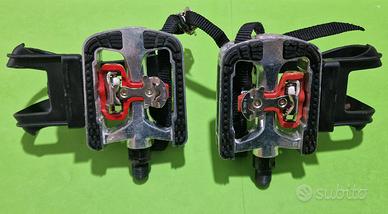 Pedali bici mtb aggancio sistema SPD