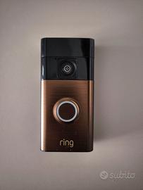 Ring video doorbell a batteria - venatian bronz