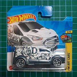Hot Wheels 2023 Ford Transit Connect White