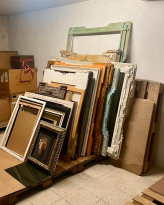 Stock cornici particolari quadri