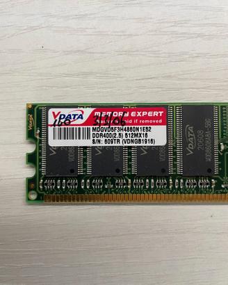 RAM DDR400 512Mb