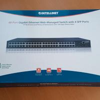 Switch Ethernet 48 Porte Gigabit Web-Managed con 4