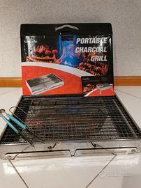 Barbecue portatile in acciaio inox 
