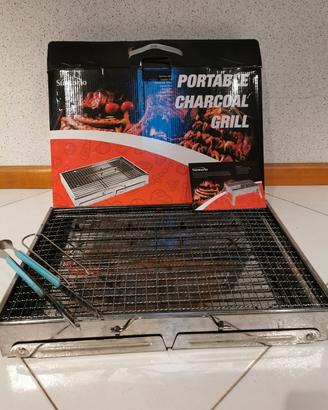 Barbecue portatile in acciaio inox 