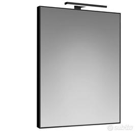 Specchio nero 60x80cm (lxh) filo lucido reversibi