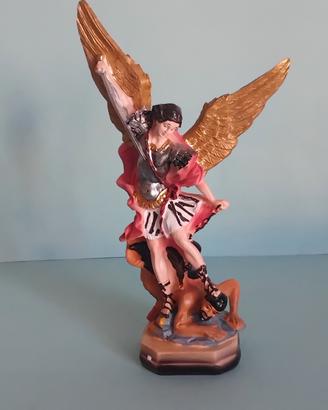 Statua San Michele Arcangelo in Resina – 21 cm
