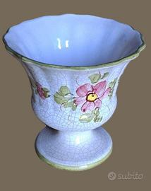 Mini vaso decorativo vintage in ceramica