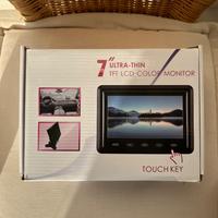 Monitor LCD 7” per auto – Retrovisore/Parcheggio –