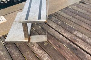 Scaletta barca banchina