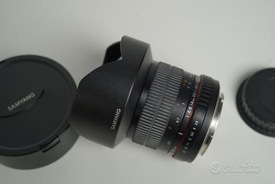 Samyang 14 mm f 2.8 Grandangolo wide angle x Canon