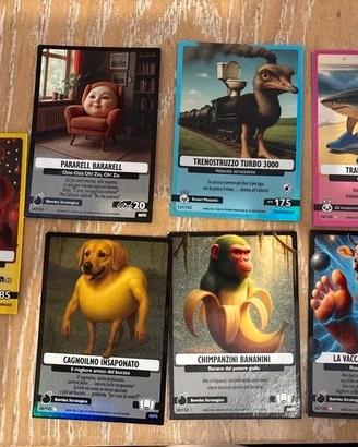Lotto Carte Skifidol Brainrot - 7 speciali