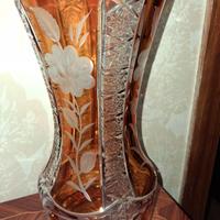 Vaso in cristallo Vintage 