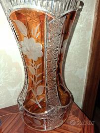 Vaso in cristallo Vintage 