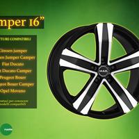 Cerchi in Lega Mak 16" per Camper e Furgoni