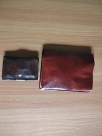 porta documenti e portafoglio 