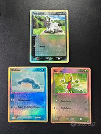 Lotto 3 pokemon card holo reverse (info in descr.)
