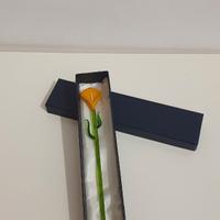 Decorazione Calla di vetro colorato