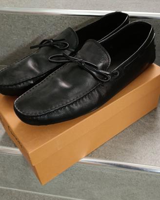 Gommino Tod's ORIGINALE pelle nera con fiocchetto