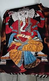 Telo cotone india "Lord Ganesh" fatto a mano