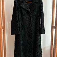 Pelliccia agnellino persiano nero