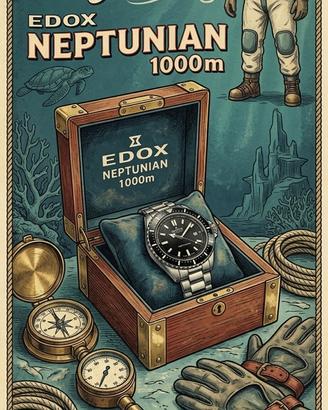 Edox Neptunian Automatic Ref. 80120-3NM-NIN