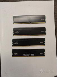 Crucial Pro 128 GB DDR4 3200MHz CL22 – 4 Moduli