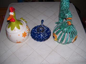 Portalampada, porta bonbon e portacandele