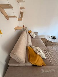 Divano 3 Posti con Chaise Longue Contenitore