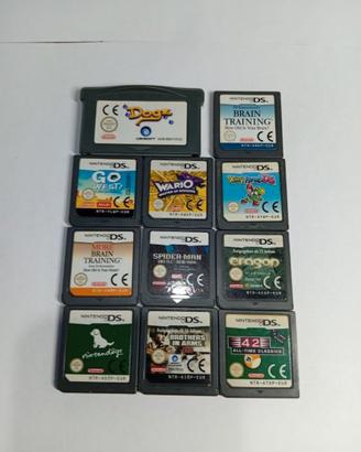 Lotto 11 Giochi Nintendo DS / GBA