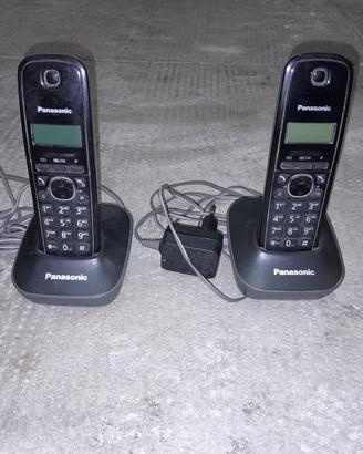 coppia di telefoni cordless panasonic