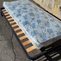Rete letto singolo + materasso nuovo