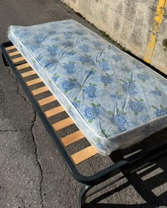 Rete letto singolo + materasso nuovo